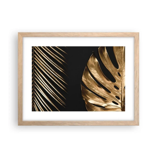 Poster in light oak frame - Different but Equally Exepnsive - 40x30 cm