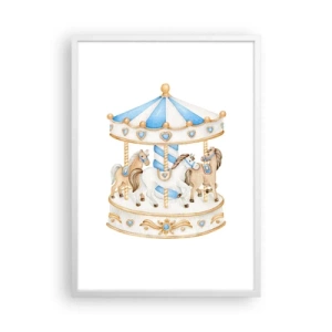 Poster in white frmae - Sweet Childhood - 50x70 cm