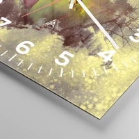 Clock face with numbers