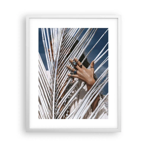 Poster in white frmae - Shaman's Girlfriend? - 40x50 cm