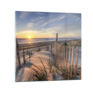 Glass picture - Light and Shade of the Wind - 30x30 cm