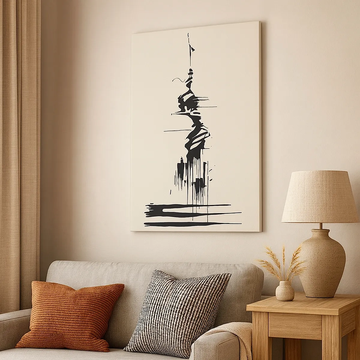 Canvas picture - Hasty Abstract - 50x70 cm