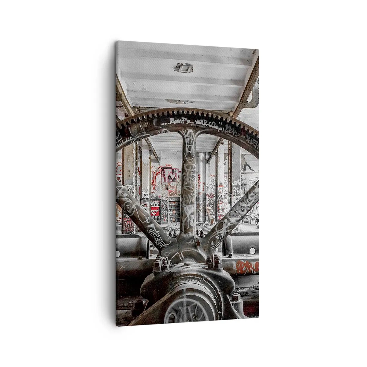 Canvas picture - Secret Life of a Factory - 45x80 cm