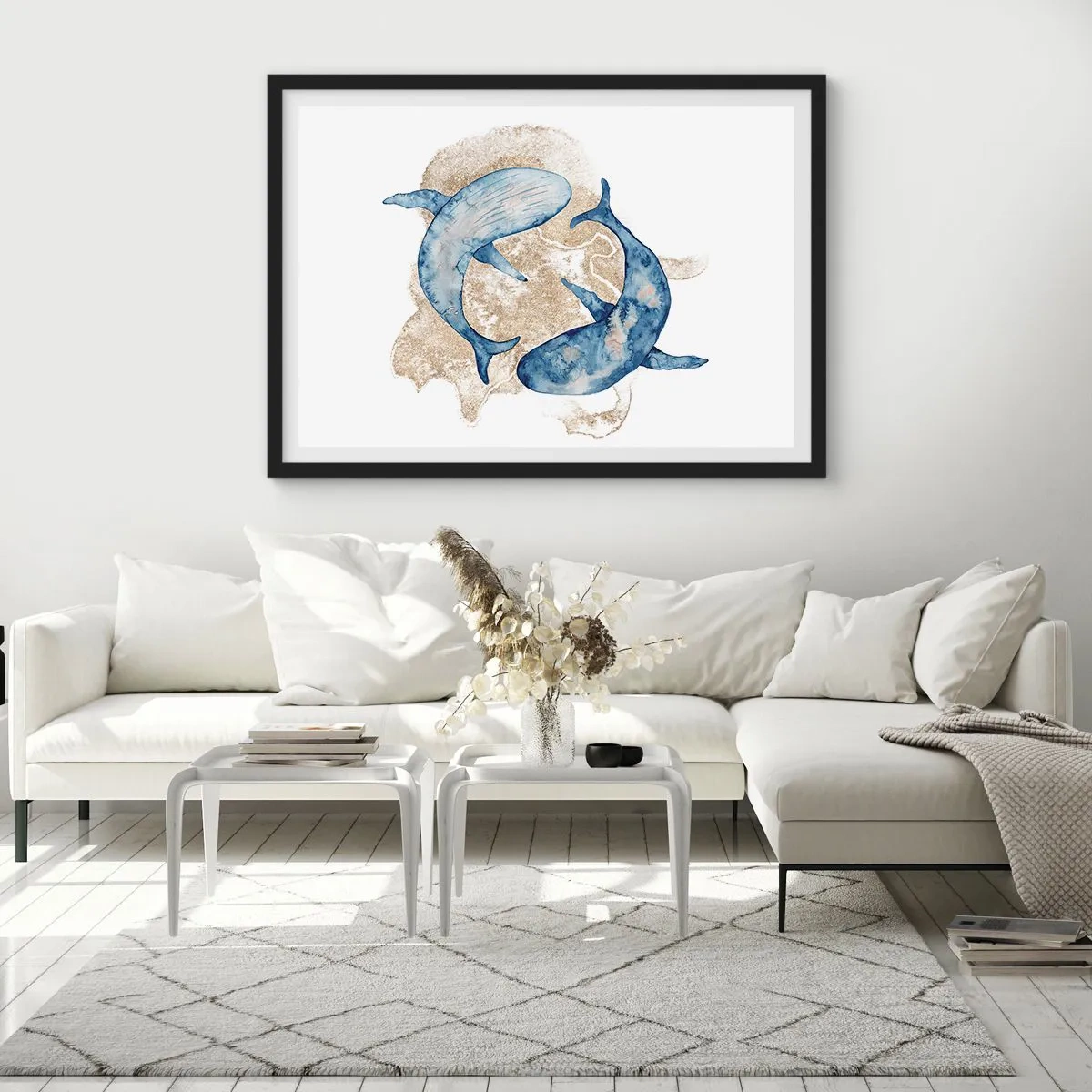 Poster in black frame - Frendship or Love? - 50x40 cm