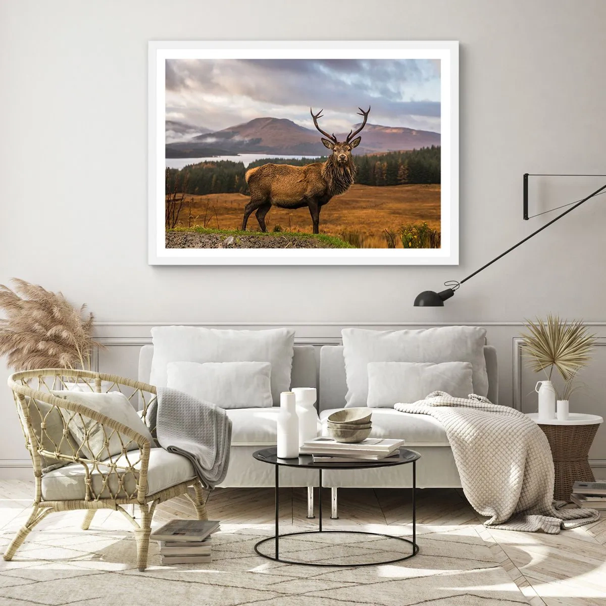 Poster in white frmae - Majesty of Nature - 40x30 cm
