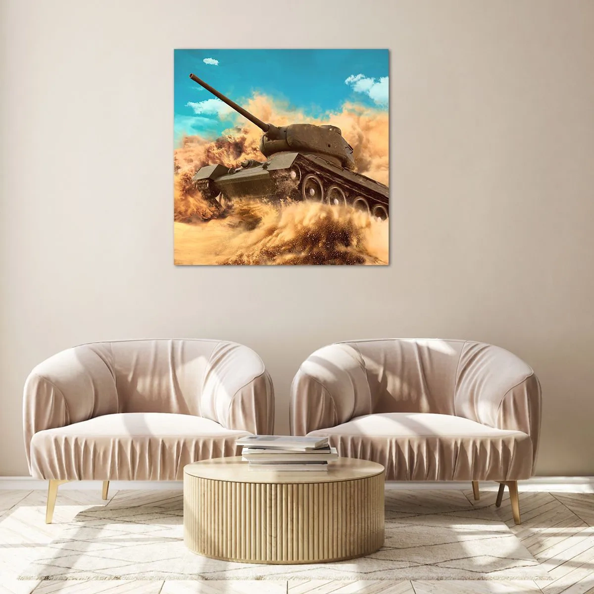 Glass picture - Invinicible - 30x30 cm