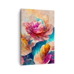 Canvas picture - Colourful Splendour of a Bouquet - 80x120 cm