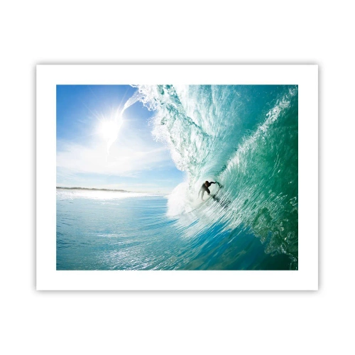 Poster - Riding the Wave - 50x40 cm