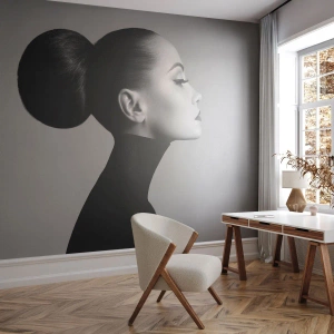 Self-Adhesive Photo Wallpaper Deluxe Sticker - Modern Nefretete - Woman, Hairstyle, Model - 150x105 cm