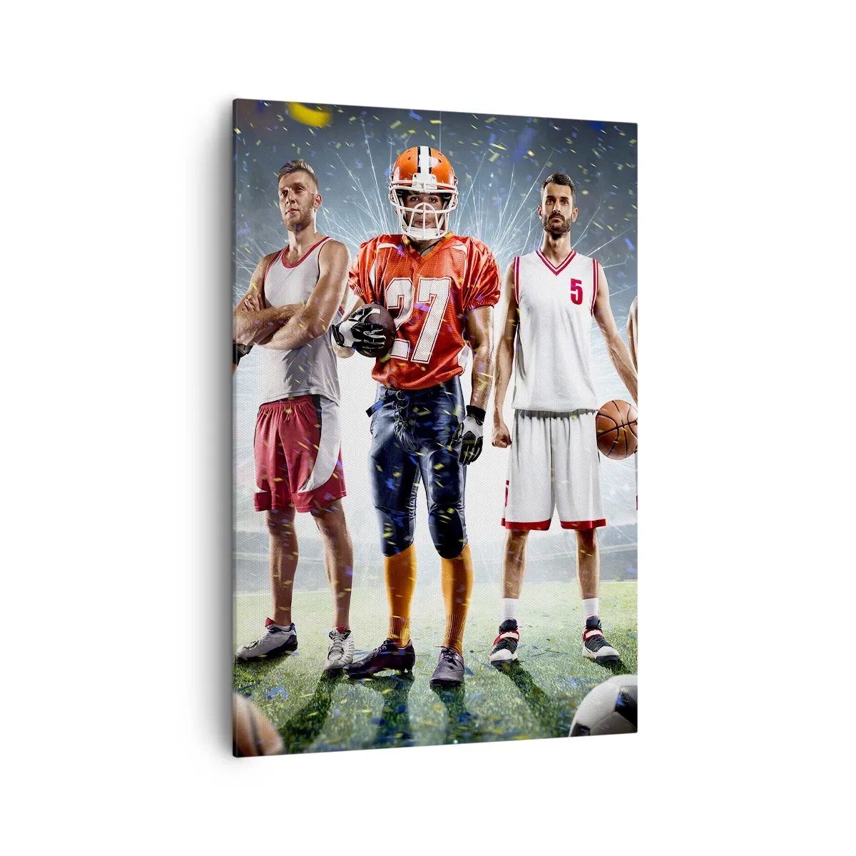 Canvas picture - Gladiators of the Pitch - 70x100 cm