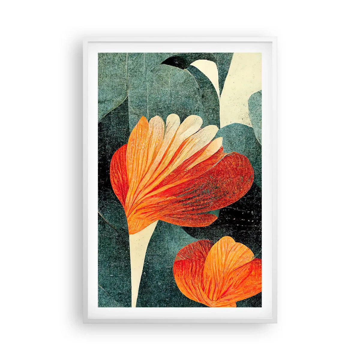 Poster in white frmae - Heat of the Tropics, Coolness of the Ground - 61x91 cm
