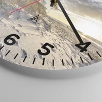 Clock face with numbers