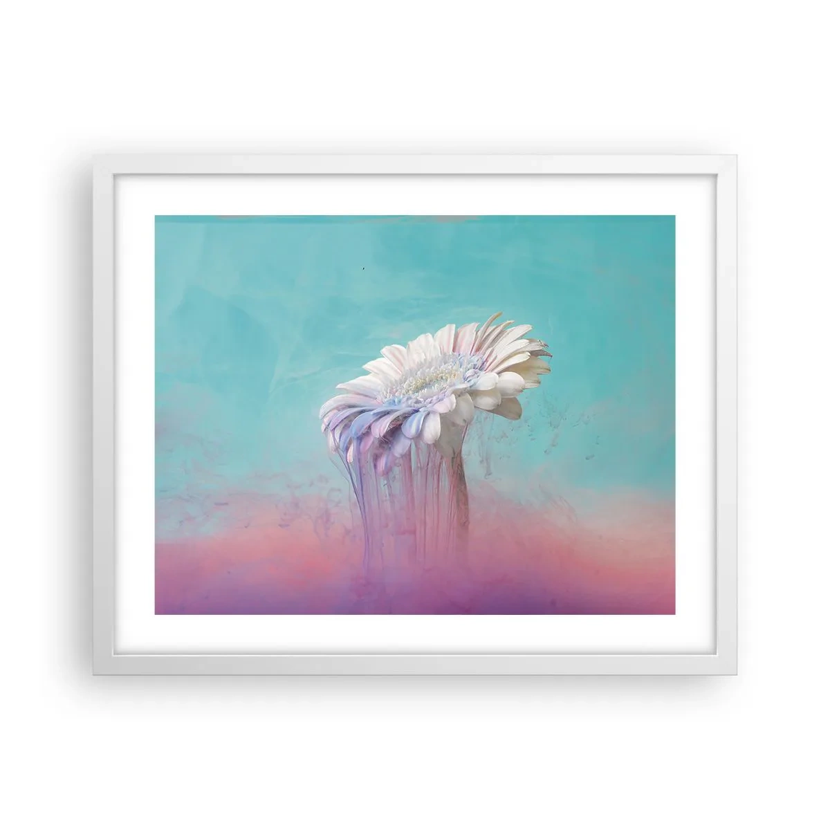 Poster in white frmae - Afterlife of Flowers - 50x40 cm