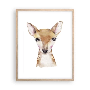 Poster in light oak frame - Nature of Innocence - 40x50 cm