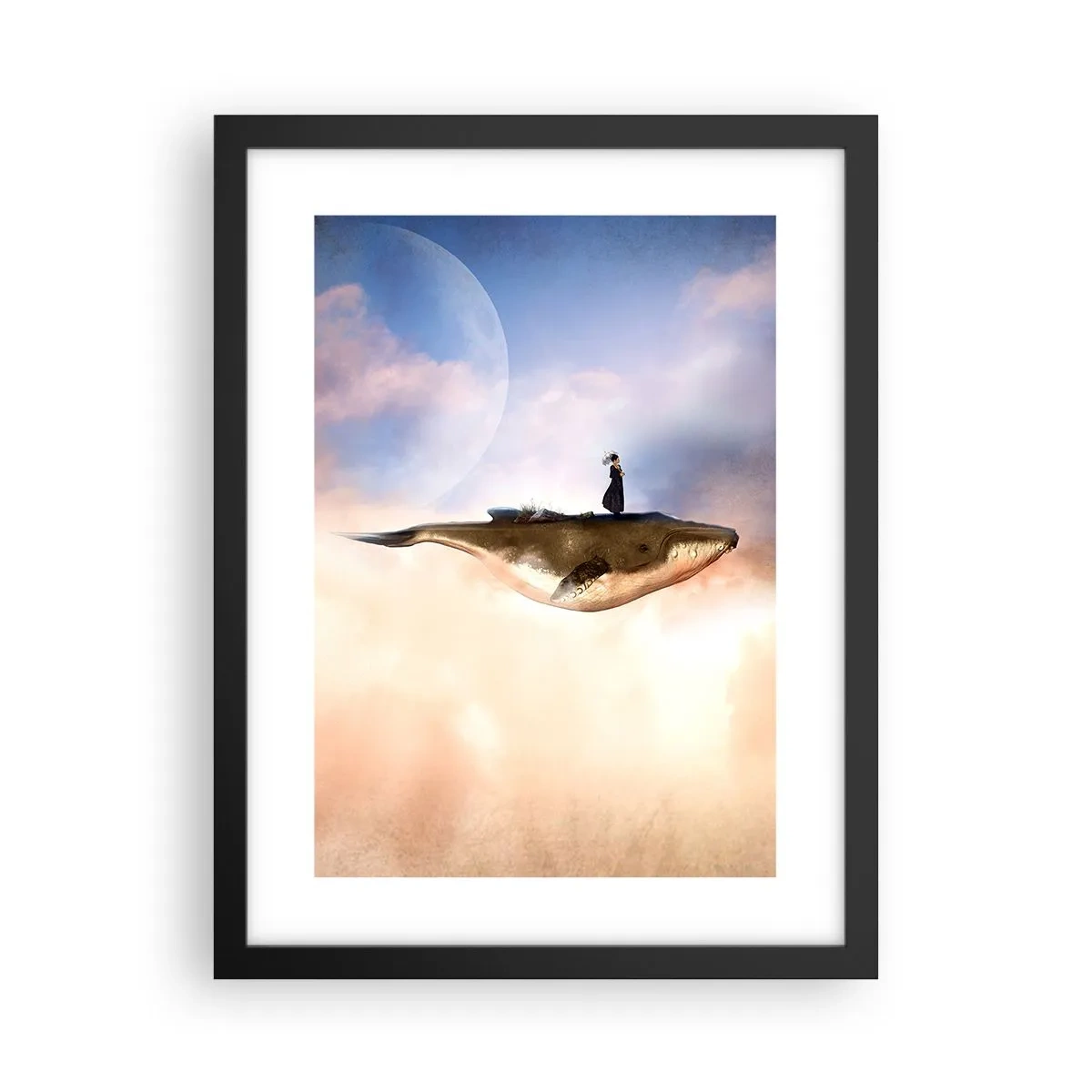 Poster in black frame - Surreal Journey - 30x40 cm