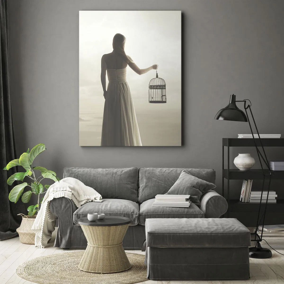 Canvas picture - Be Free - 55x100 cm