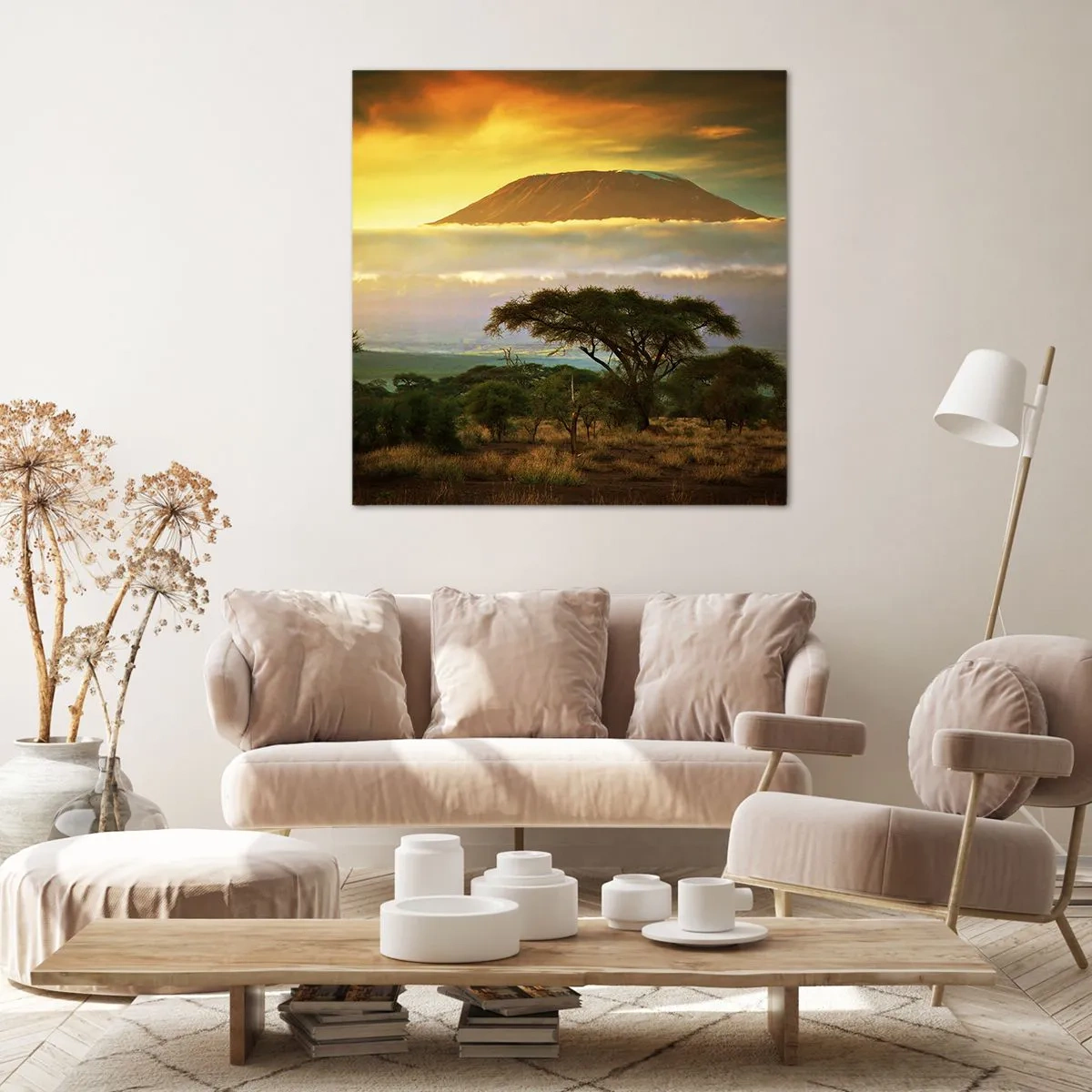 Canvas picture - Traveller's Dream - 30x30 cm