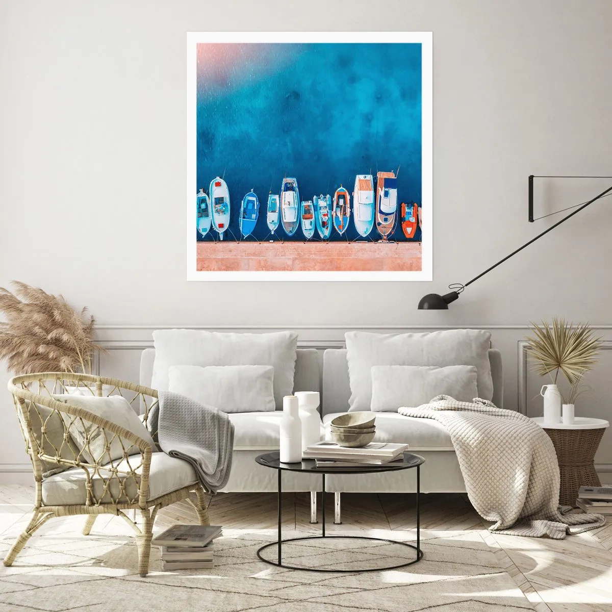 Poster - In One Row - 40x40 cm