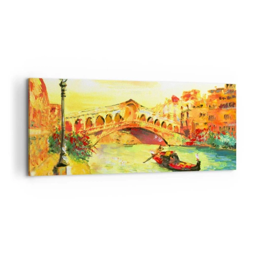 Canvas picture - Pilgrimage of Lovers - 100x40 cm