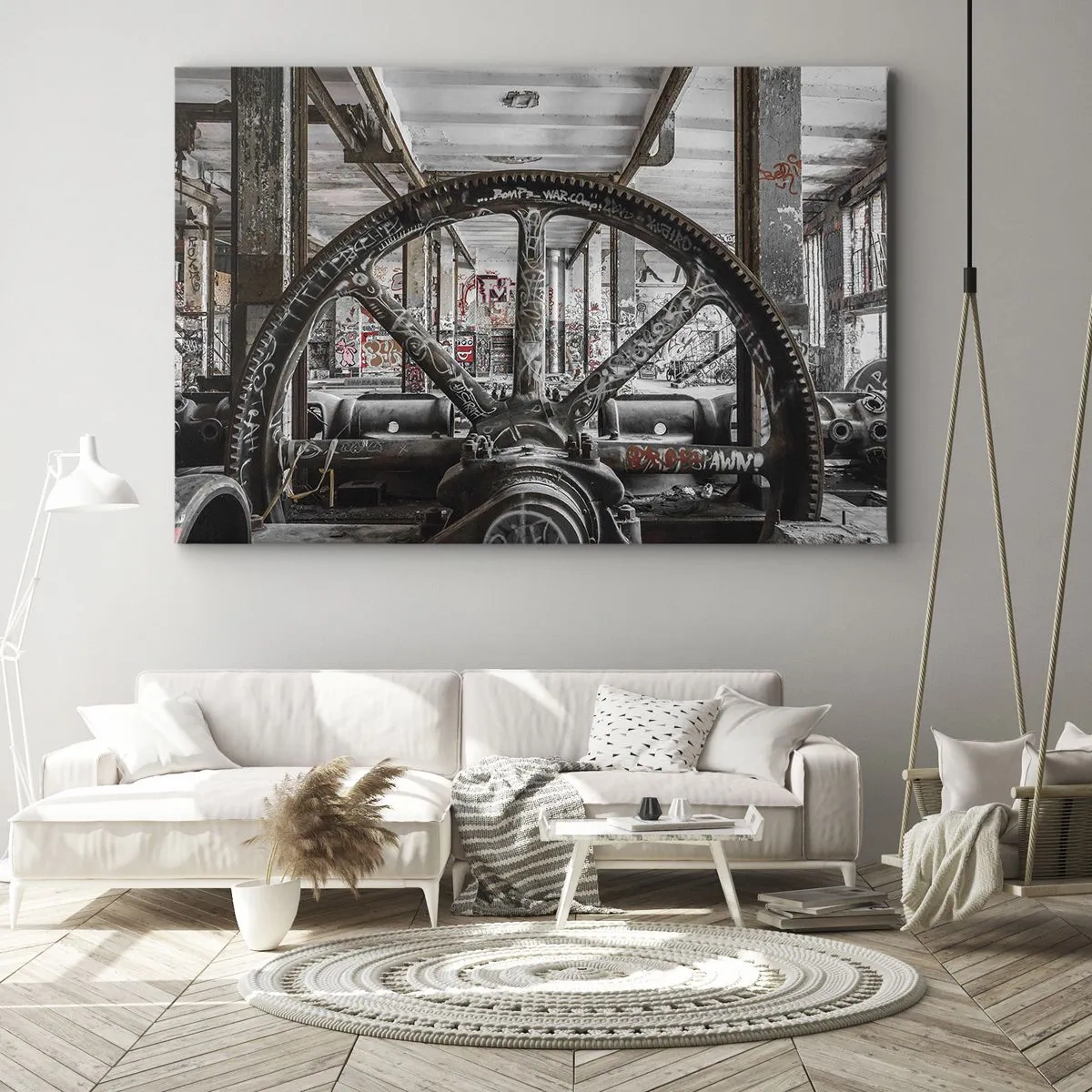 Canvas picture - Secret Life of a Factory - 120x80 cm