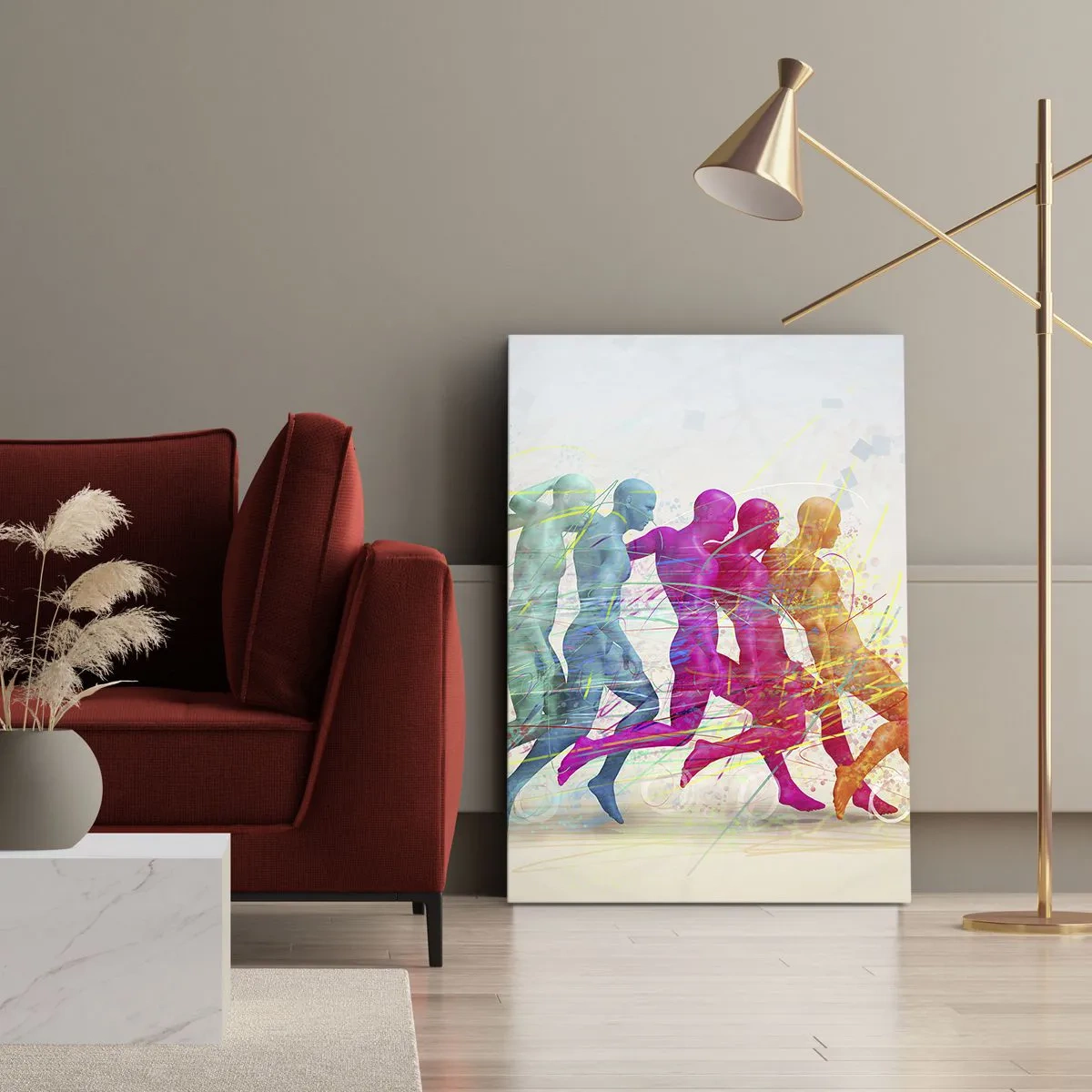 Canvas picture - Harmony of Movement - 70x100 cm