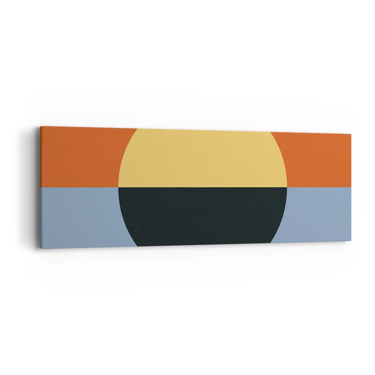 Canvas picture - Composition of Warm and Cool - 90x30 cm
