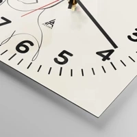 Clock face with numbers