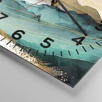 Clock face with numbers