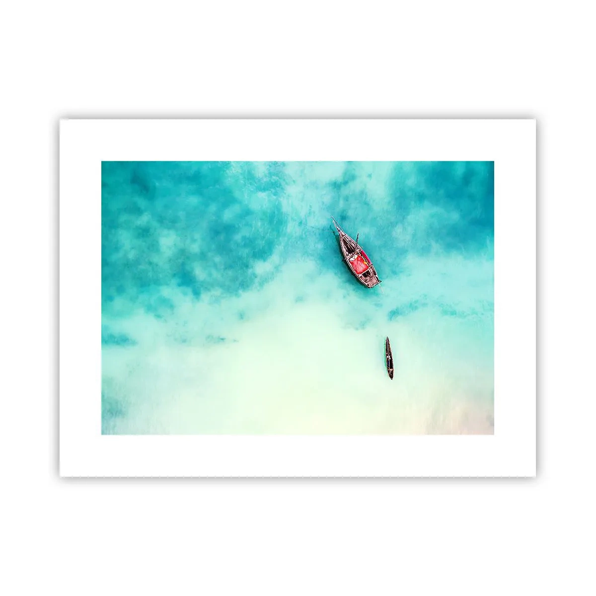 Poster - On the Beaches of Zanzibar, When the Tide Is High - 40x30 cm