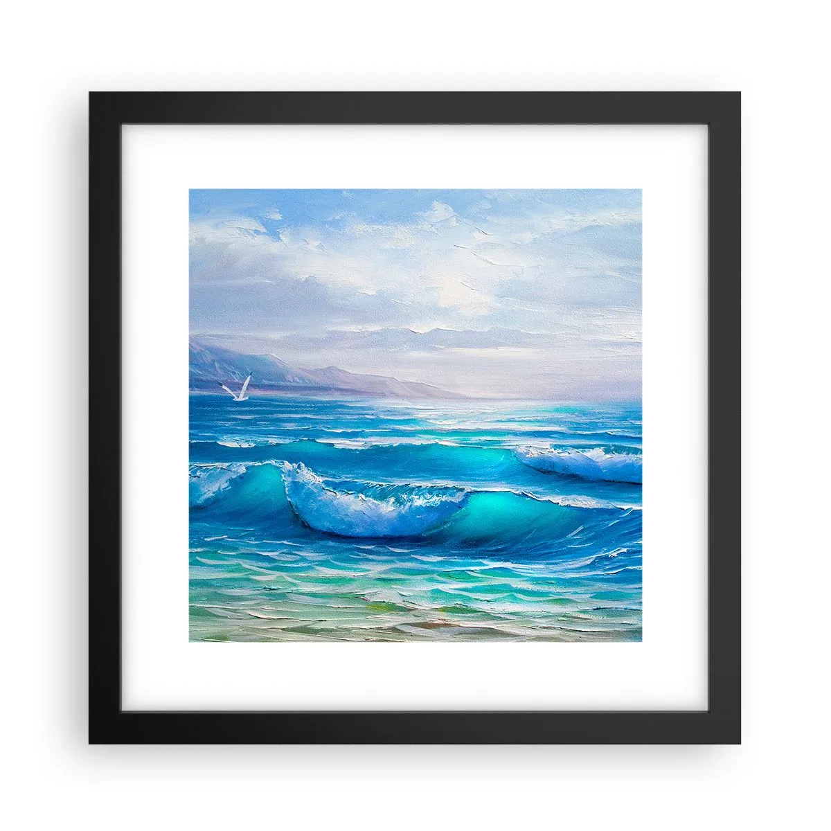 Poster in black frame - It Brings Bliss - 30x30 cm