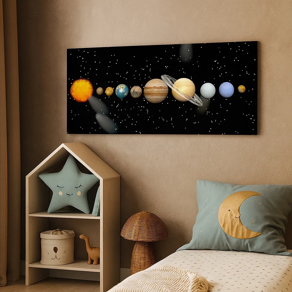 Canvas picture - Planets are Revolving - 30x30 cm
