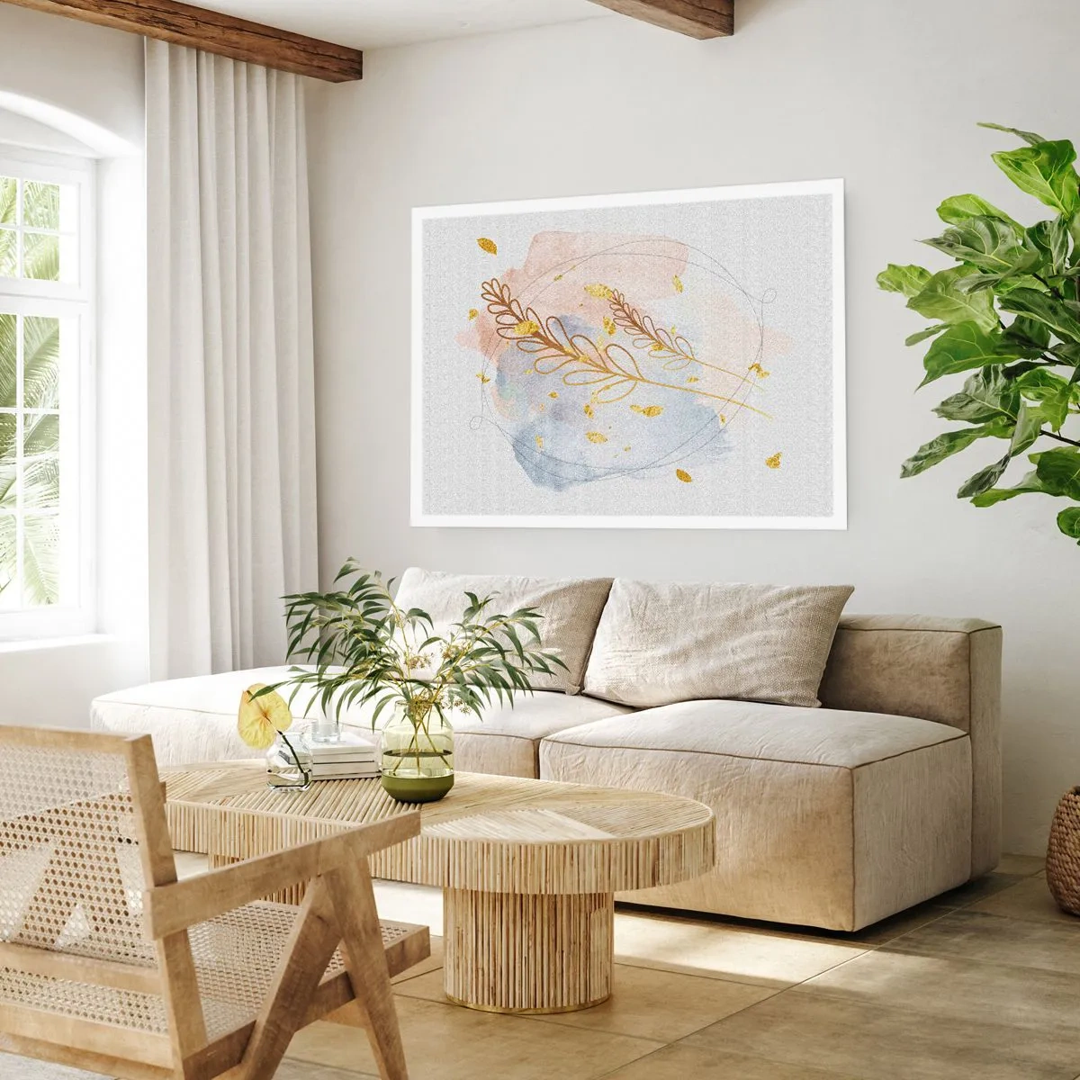 Poster - Golden Blast - 40x30 cm