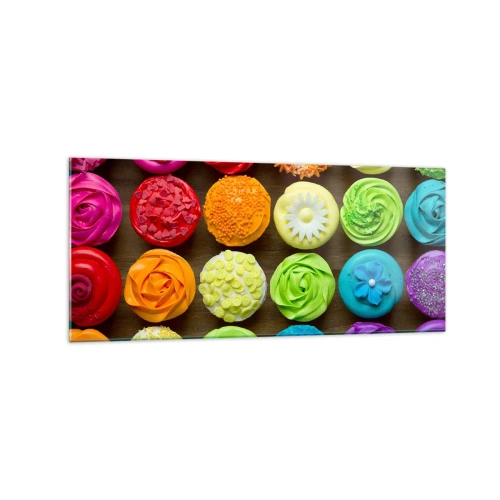 Glass picture - All Different - All Delicious - 120x50 cm