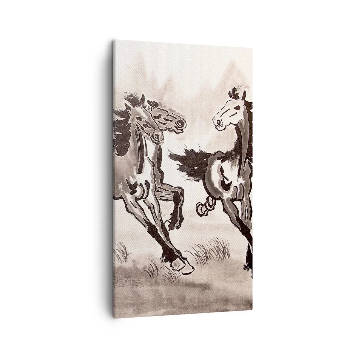 Canvas picture - In Happy Galloping - 45x80 cm