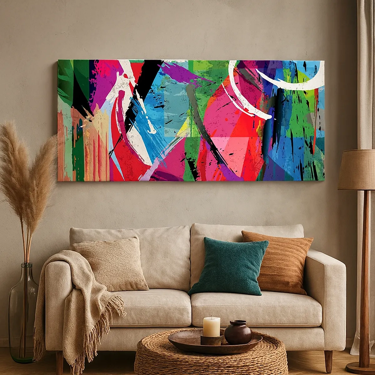 Canvas picture - Fast, Vividly and Jamming - 30x30 cm