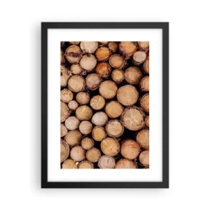 Poster in black frame - New Beginning - 30x40 cm