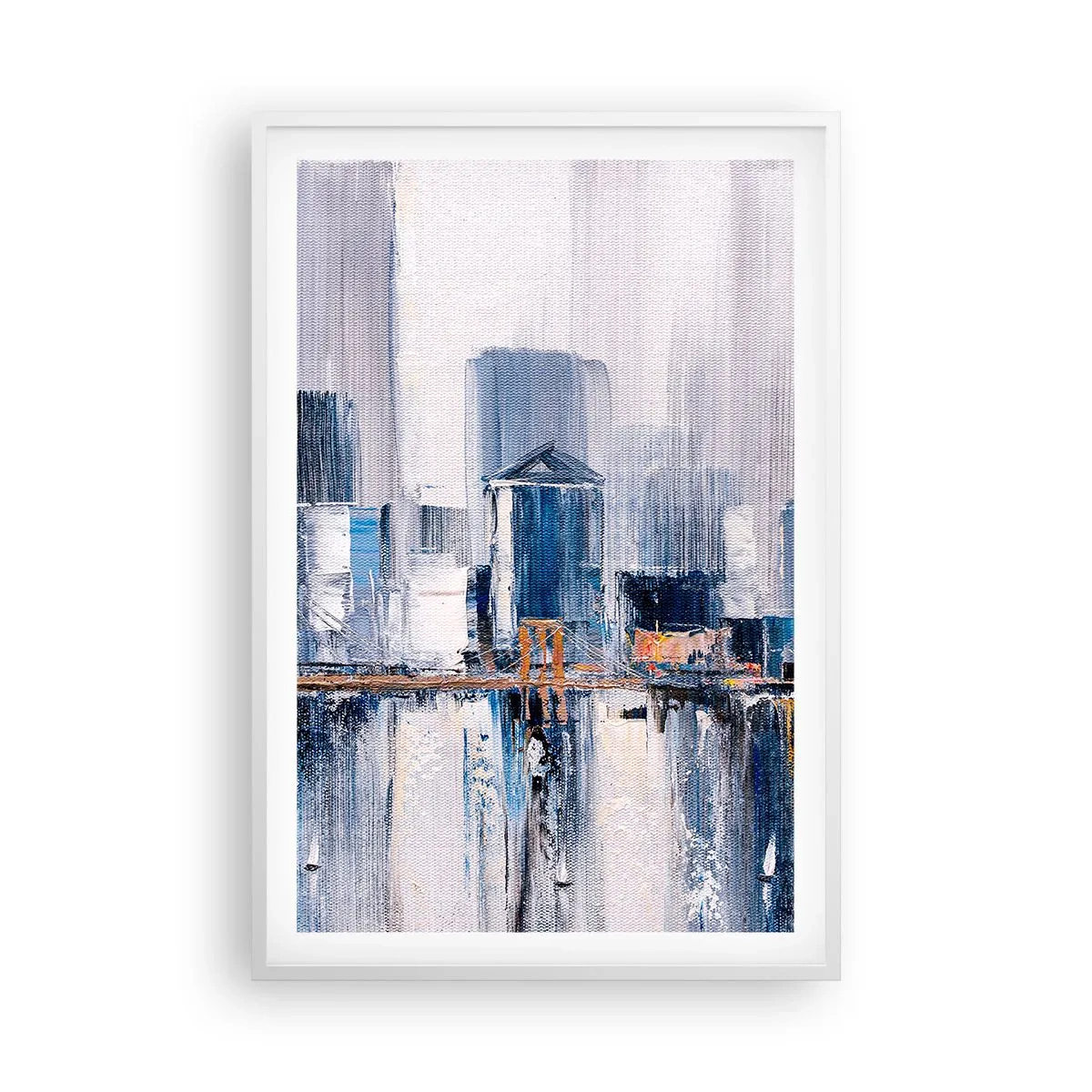 Poster in white frmae - New York Impression - 61x91 cm