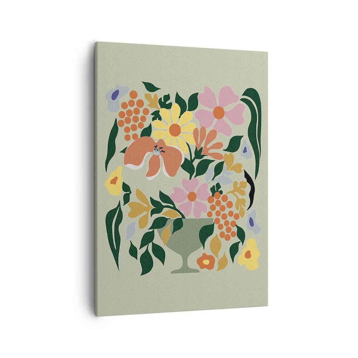 Canvas picture - Bouquet Brimming with Life - 50x70 cm