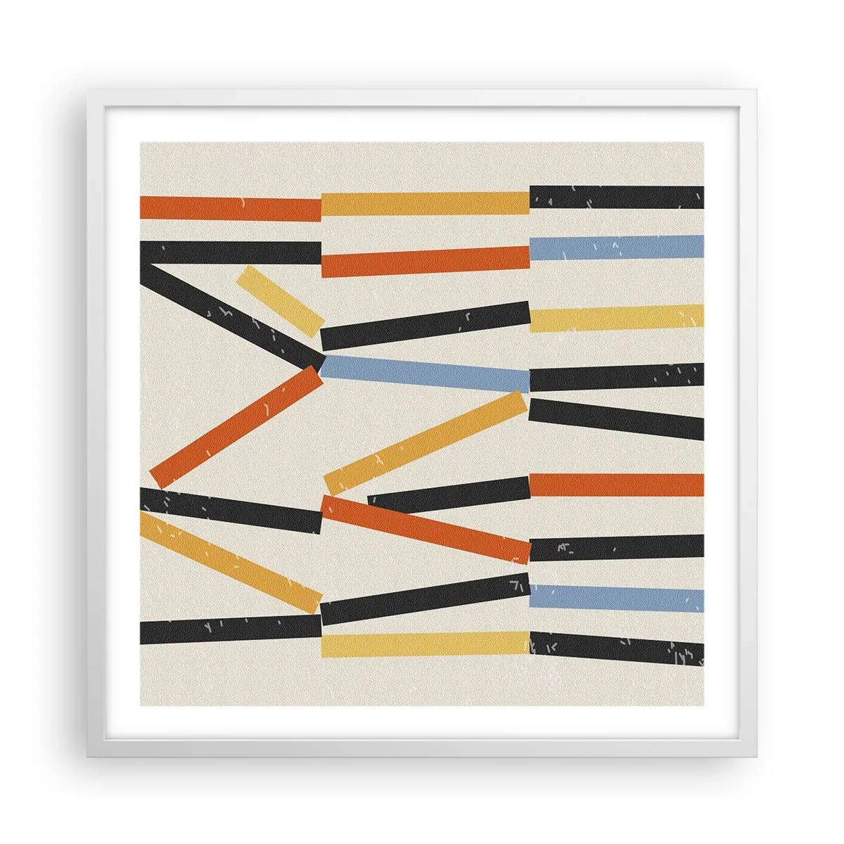 Poster in white frmae - Horizontal Composition - 60x60 cm