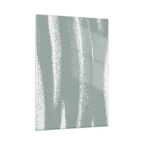 Glass picture - Abstrcat in Winter Climate - 50x70 cm