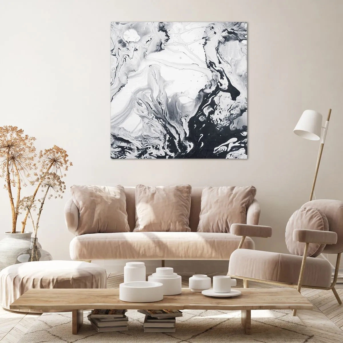Canvas picture - Earth's Interior - 70x70 cm