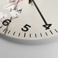 Clock face with numbers