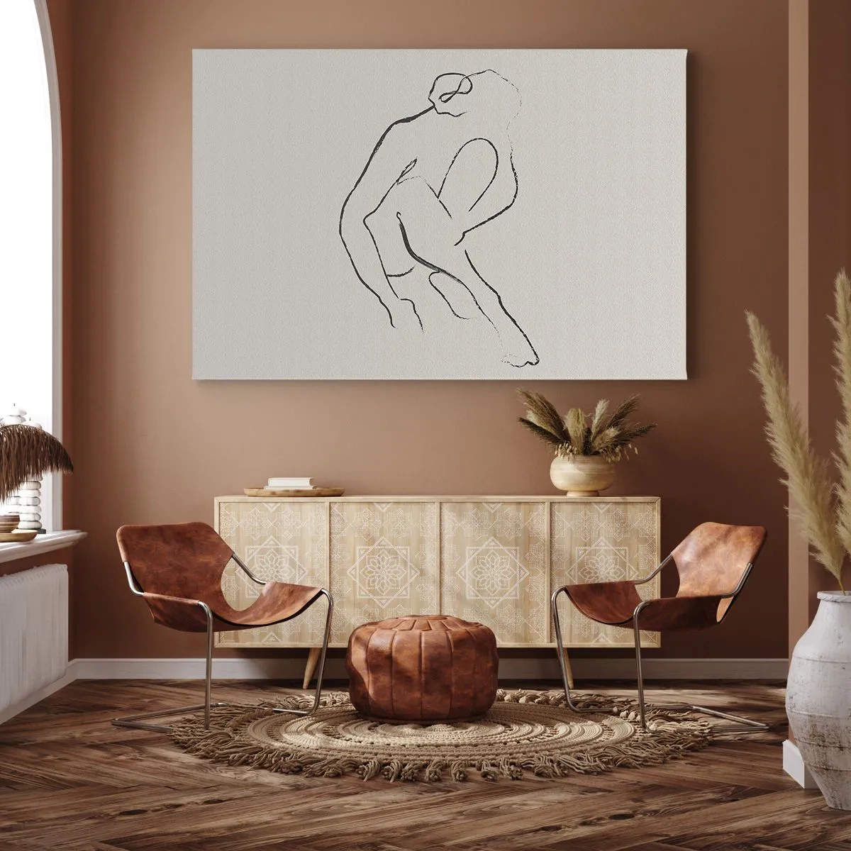 Canvas picture - Intimate Sketch - 120x80 cm