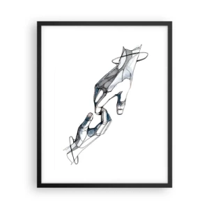 Poster in black frame - Good Gesture - 40x50 cm