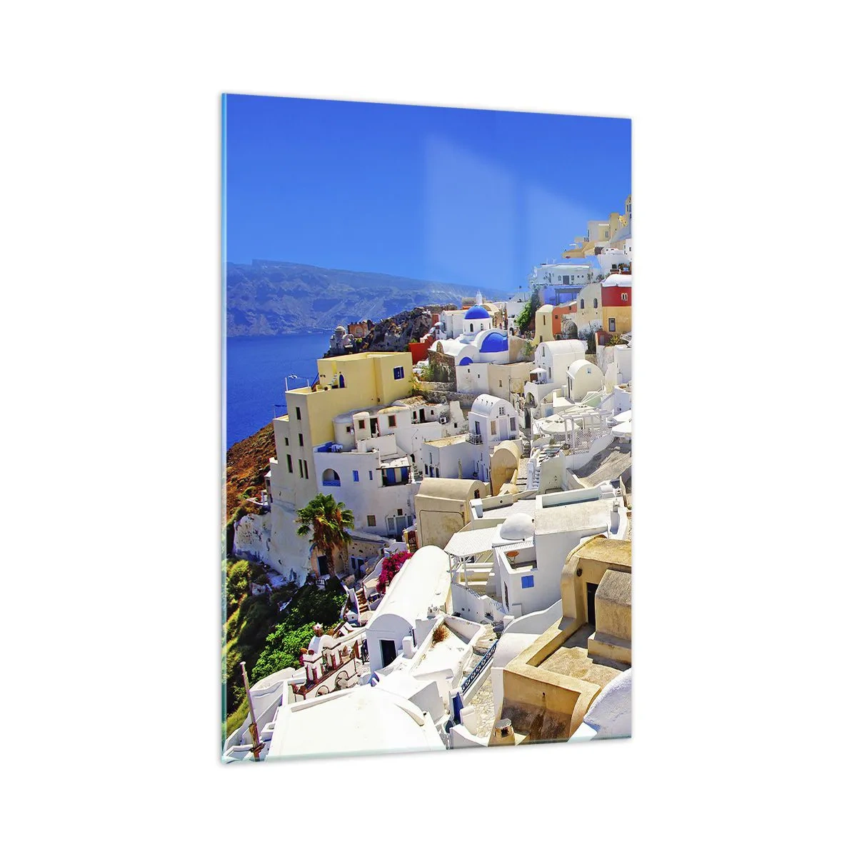 Glass picture - Draming of a Greek Summer - 70x100 cm