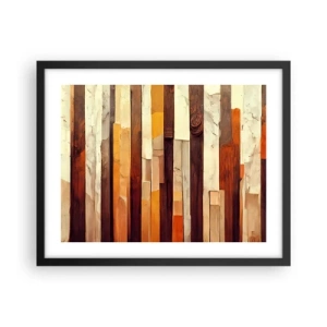 Poster in black frame - Anthem of Forest Birds - 50x40 cm