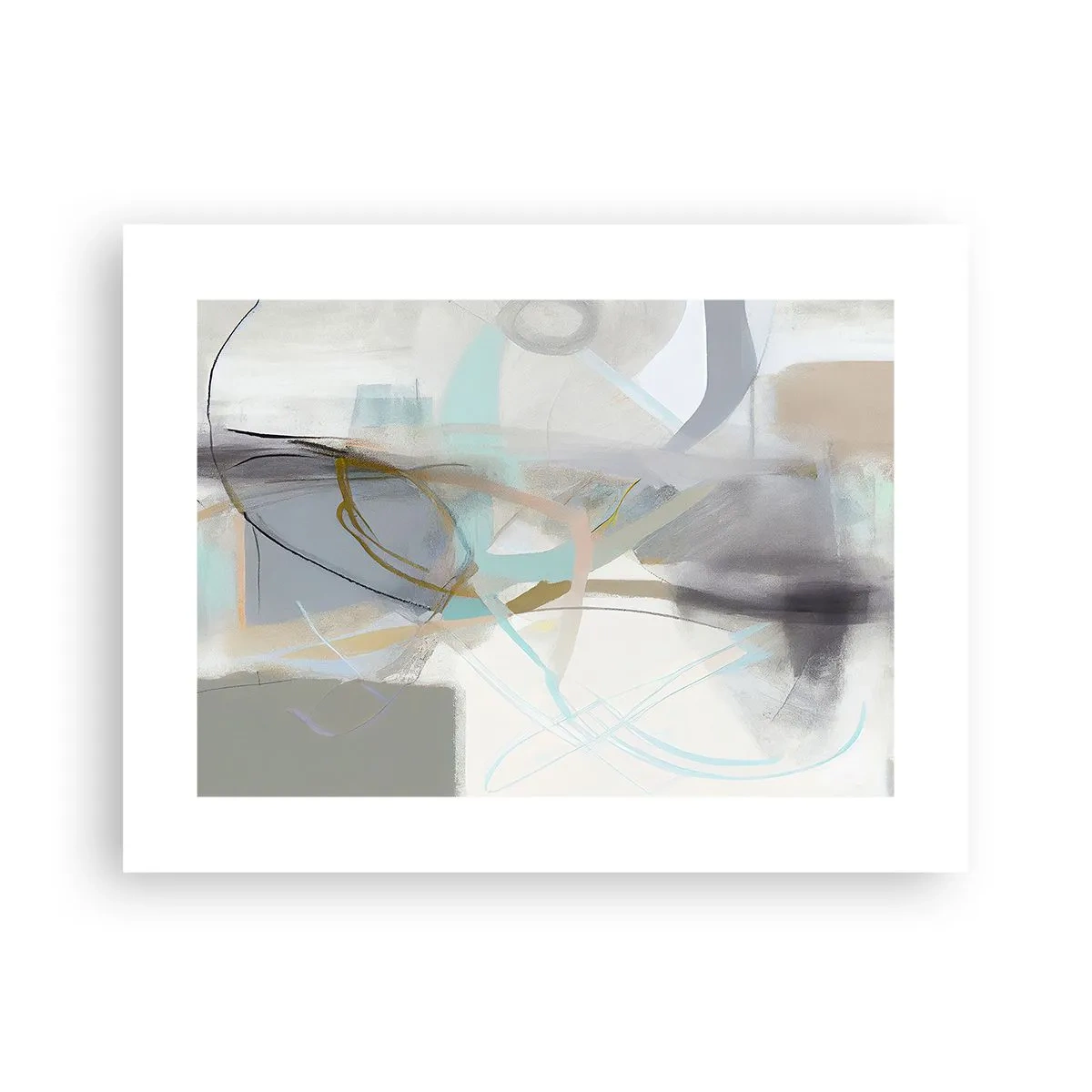 Poster - Foggy Abstract - 40x30 cm