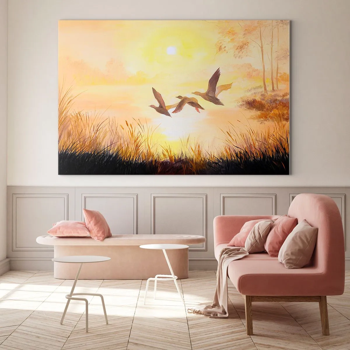 Glass picture - Beginning of a Distant Journey - 120x80 cm