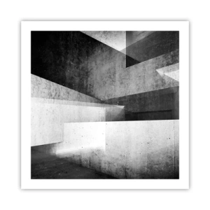 Poster - Structure of Space - 60x60 cm