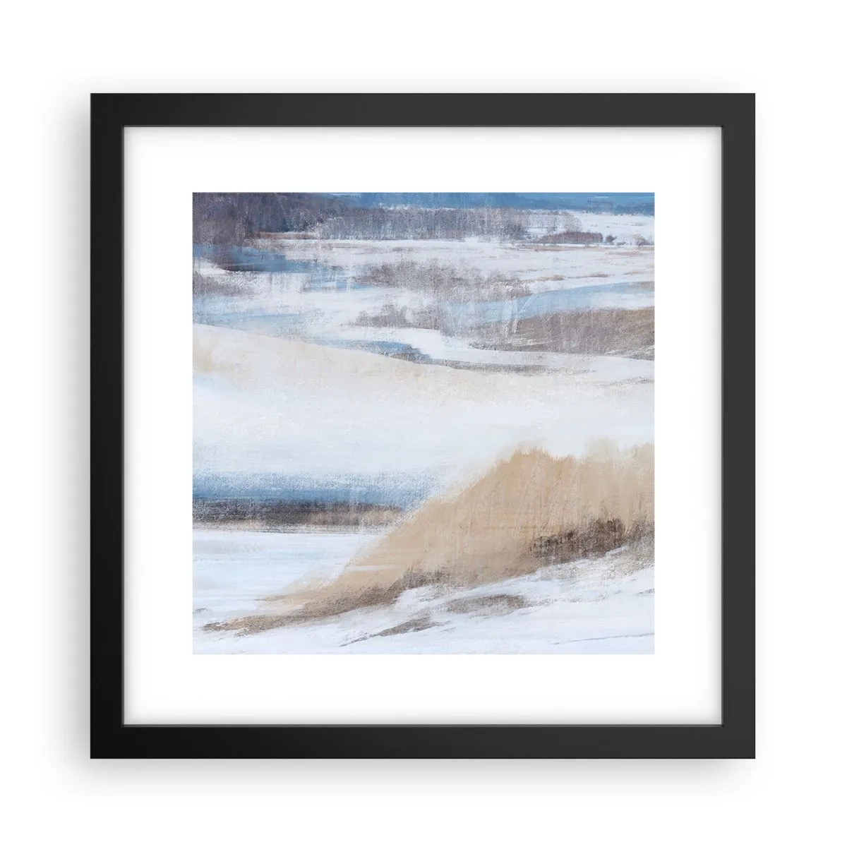 Poster in black frame - Winter Composition - 30x30 cm